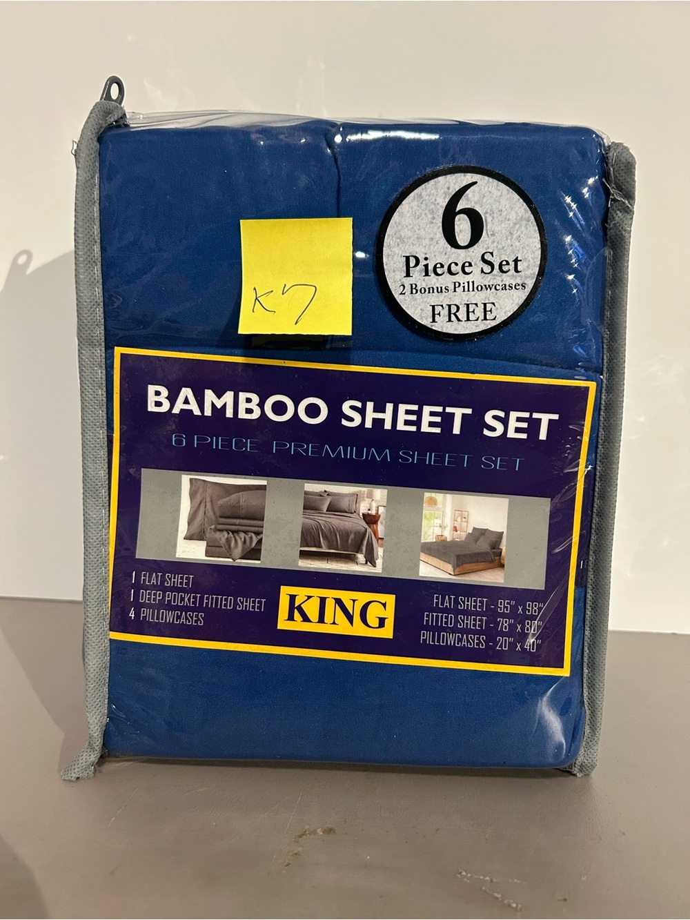 Bamboo Sheet Set - Royal Blue (6-Piece)